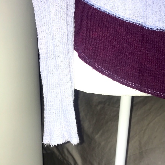 Free People Waffle Henley - Picture 4 of 6